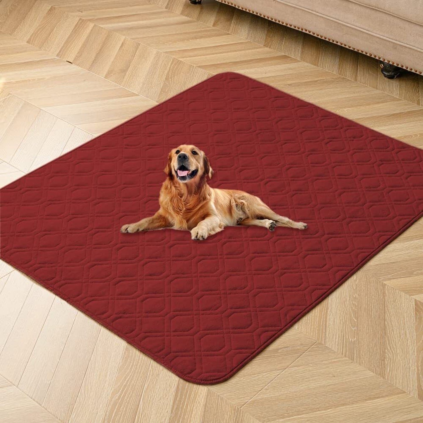 Ameritex Pet Cover for Bed Sofa Couch 50 x 65 Inches Burgundy