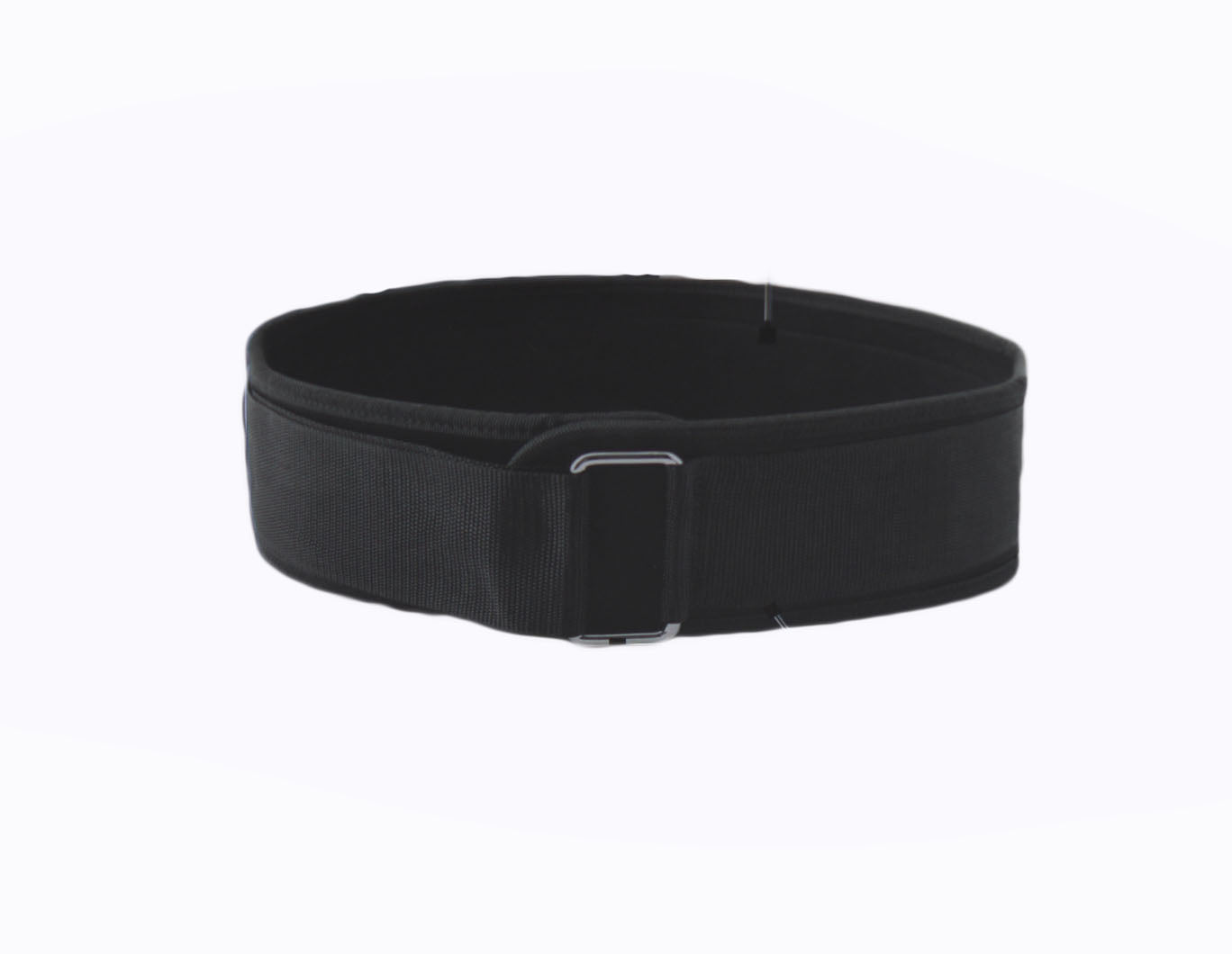 Athletic Works Weight Lifting Belt S/M Black Durable Nylon Back Support Adjustable Great For Weightlifters Wrestlers