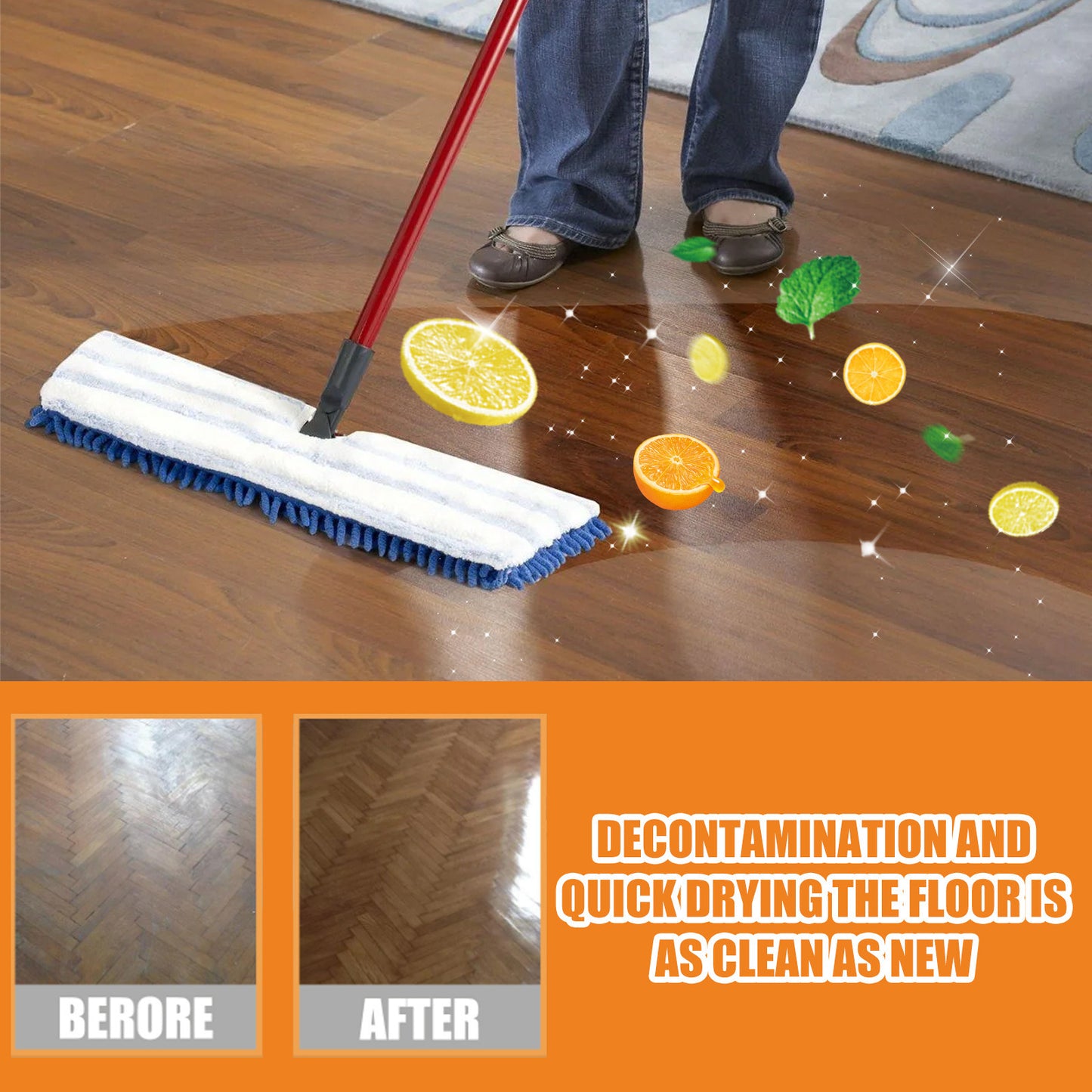 Floor Cleaner Stain Remover Floor Cleaner Polishing Brightener Tile Cleaner