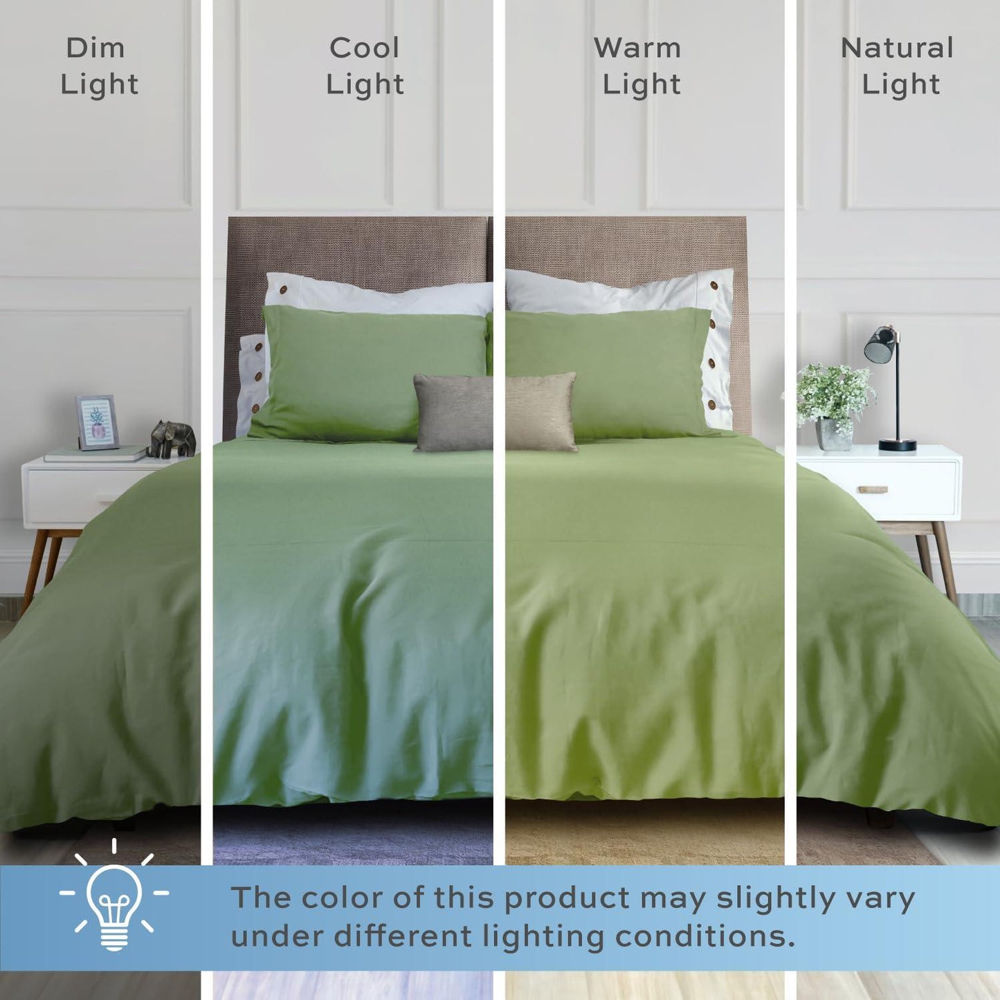 Sage Green Duvet Cover Queen Size Microfiber Duvet Cover with Zipper Duvet Cover Set with 2 Pillow Shams Luxury Soft Comforter Cover Queen Size 90 x 90 | Comforter Not Included