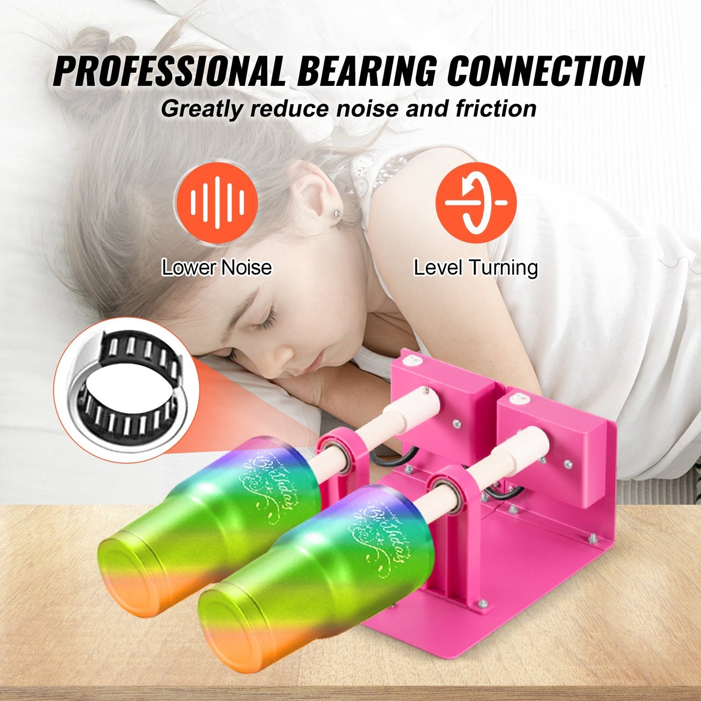 Double Cup Turner 2-Arm Pen Turner with Epoxy Resin Kit for Beginners DIY