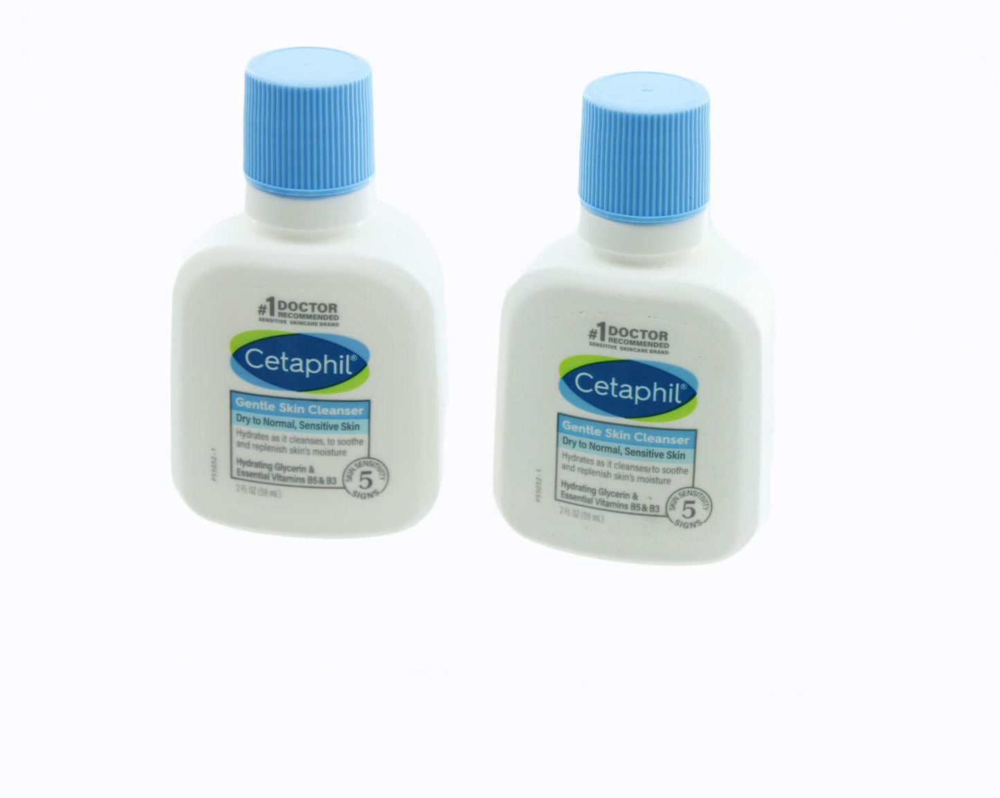 Cetaphil Hydrating Gentle Skin Cleanser for Sensitive Skin 2 oz (2 Bottles)