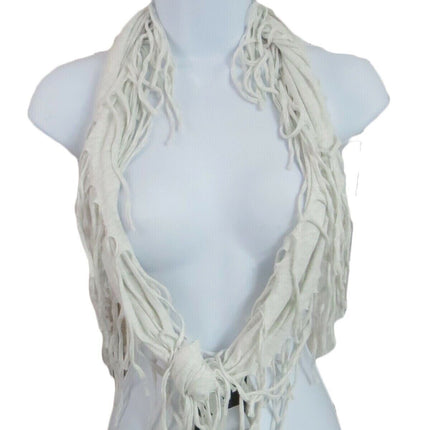 Teen Scarf Art Class Big Girls Gray Fringe Scarf One Size