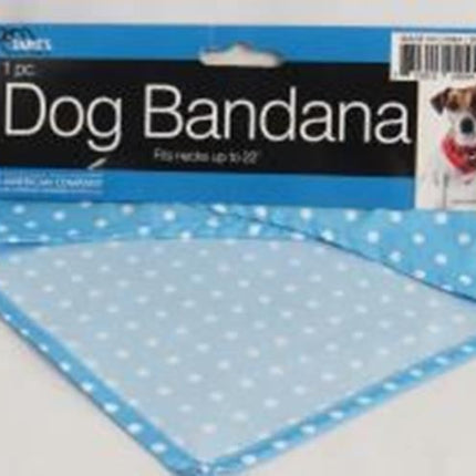 Dog Bandana Polka Dot Dog Bandana with Snap Closure Blue