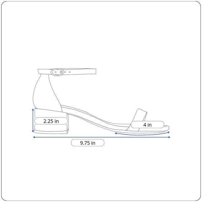 Women Sandals Amazon Essentials Women Heeled Sandals Size 9.5 Black