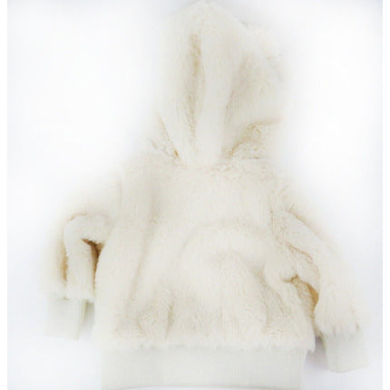 Infant Girls Sweatshirt Sovereign Code Infant Girls Faux Fur Hooded Fleece 6-9M