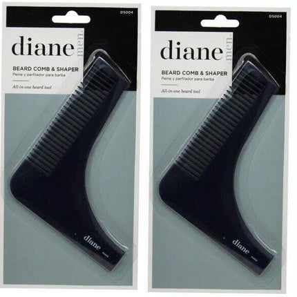 Beard Comb & Shaper Diane Beard Comb and Shaper 2 Pack