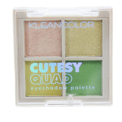 Eye Shadow KleanColor Cutesy Quad Eye Shadow Palette In 4 Colors Frosted Sage