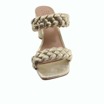 Women Sandals Heeled Sandals Size 6.5 Gold