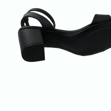 Women Sandals A New Day Women Adq95 Sonoara Heeled Sandals Size 8.5 Black