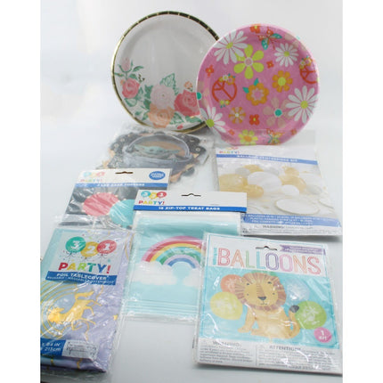 82 Pcs Party Supplies Lot Napkins Plates Tablecloths Disney Frozen Paw Patrol