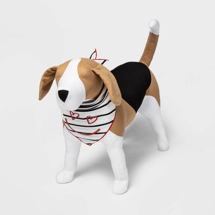 Dog Bandana Love Dog Bandana  White Stripe- Boots & Barkley™