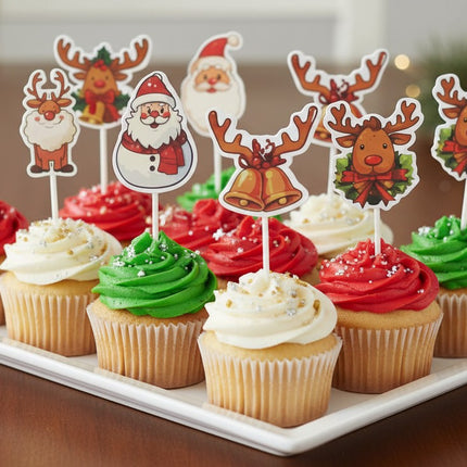 Christmas Theme Cake Toppers
