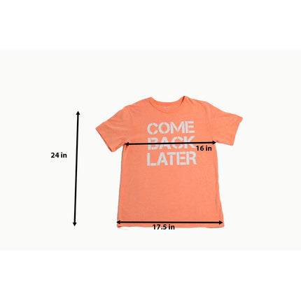 The Childrens Place Big Boys Orange Graphic T-Shirt Short Sleeve Size XL 14