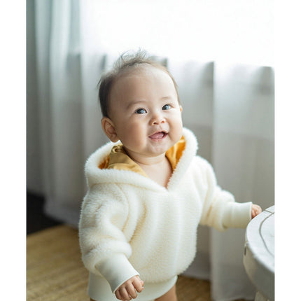 Infant Girls Sweatshirt Sovereign Code Infant Girls Faux Fur Hooded Fleece 6-9M