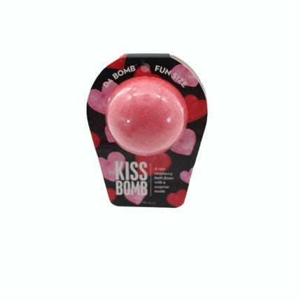 Da Bomb Fun Size Kiss Bomb Raspberry 3.5 oz Broken Outwer Package Seal