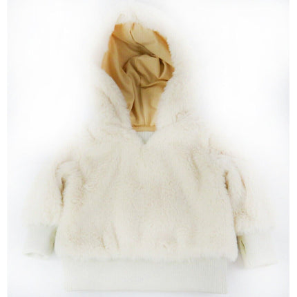 Infant Girls Sweatshirt Sovereign Code Infant Girls Faux Fur Hooded Fleece 6-9M