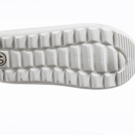 Women Slippers KUBUA Women Slippers Slip on Size 40 (8.5) Gray/White
