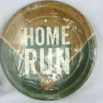 Baseball Theme Birthday Plates 8 count