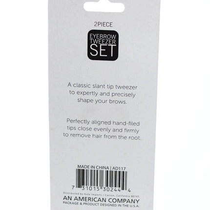Eyebrow Tweezer Unbranded  Eyebrow Tweezer Set Blue