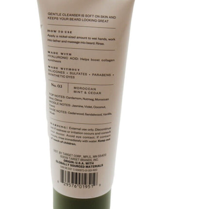 Beard Wash Moroccan Mint & Cedar Beard Wash 4 Fl Oz