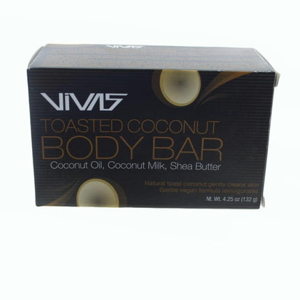 Bar Soap Vivas by Ampro Toasted Coconut Body Bar 4.25 oz