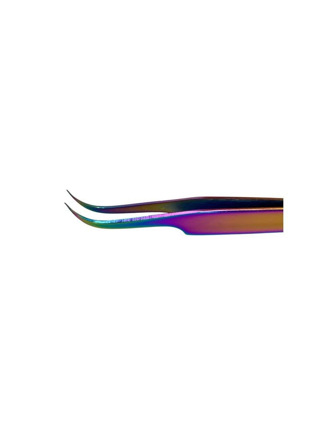 Eyebrow Tweezer Legacy Nails 2 Pack Professional Multicolor Curved Tweezer