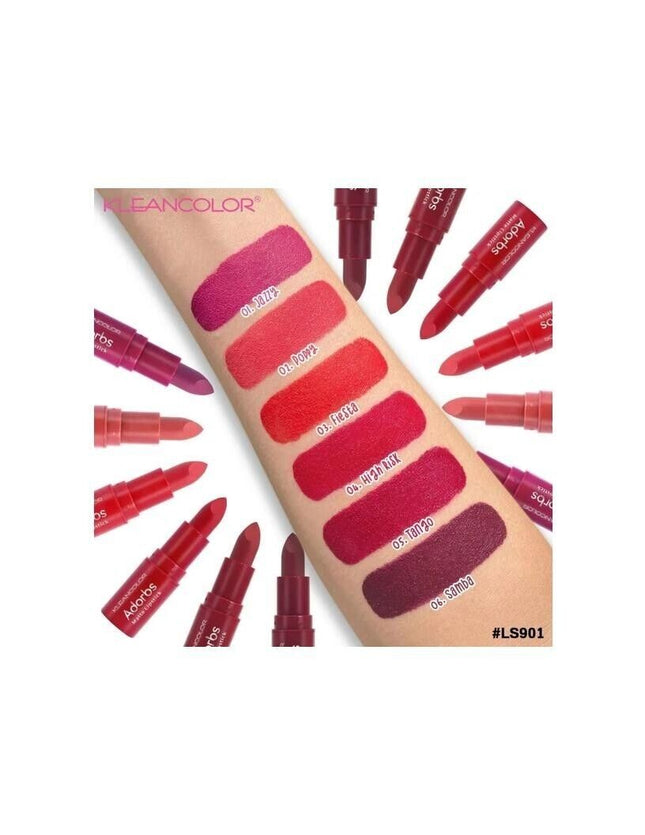 Lipstick Kleancolor Absorbs Matte Lipstick LS901-04 High Risk 2 Pack