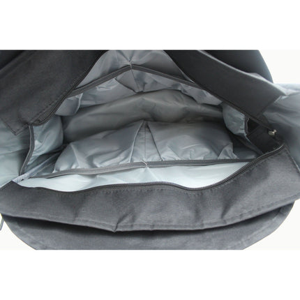 Black Quatrefoil Diaper Bag Tote Multi-Pocket Travel Baby Bag Organizer