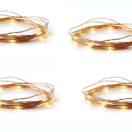 Radiance  4 Pack 7 Feet 20 LED Light Strings Battery Powered