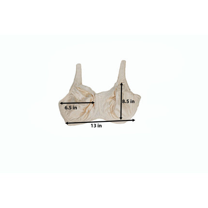 Playtex Women's Full Coverage Bra Beige Lace Trim Comfort Support Size 40DD