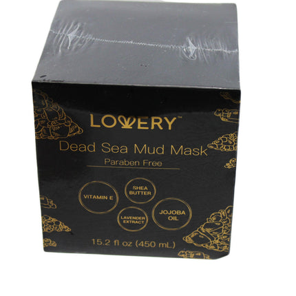 Face Mask Lovery Dead Sea Mud Mask  Vit E, Jojoba Oil, Shea Butter 15.2 oz