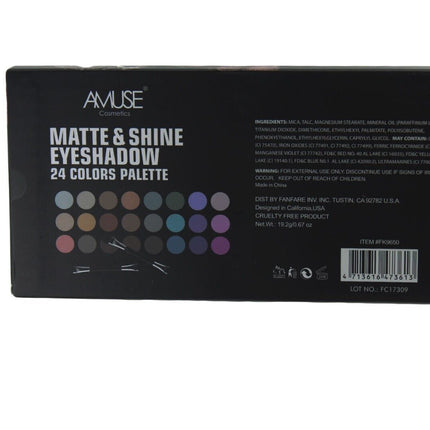 Eye Shadow Amuse Cosmetics Matte & Shine Eyeshadow Palette
