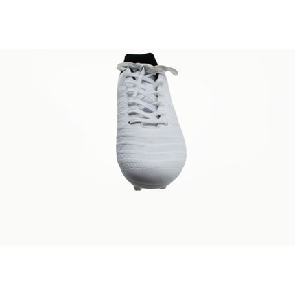 FEETHING Mens Soccer Cleats White Turf Training Shoes 1580201A Size 9