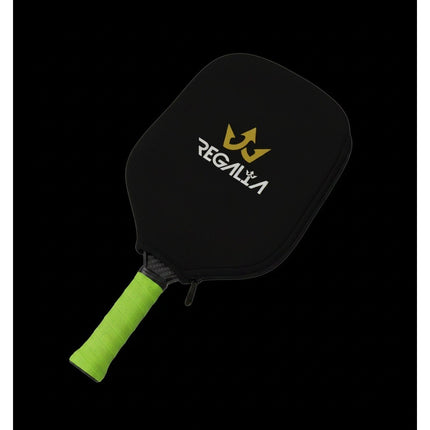 Regalia Pickleball Paddle Cover Black Neoprene Zippered