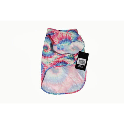 Canada Pooch Athletics Tie Dye Dog Vest Pink Blue Teal Pet Apparel L