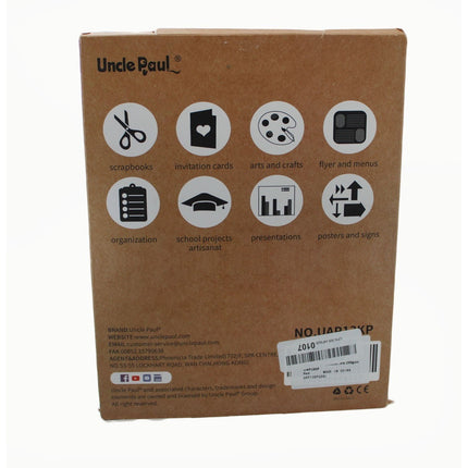 Uncle Paul Brown Kraft Cardstock Heavyweight 250gsm 8.5x11 25 Sheets UAP13KP
