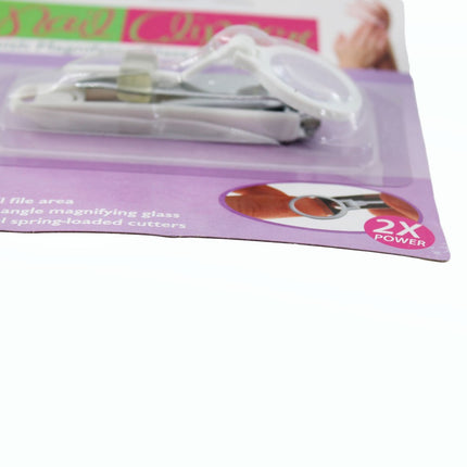 Nail Clipper with Magnifying Glass 1 Count
