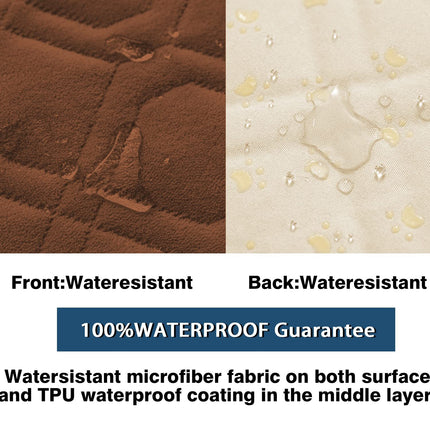 Pet Blanket Ameritex Pet Cover for Bed Sofa Couch 50 x 80 Inches Chocolate