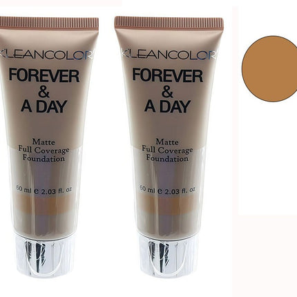 Foundation KLEANCOLOR Forever & A Day Matte Full Coverage Soft Cocoa 2 Pack