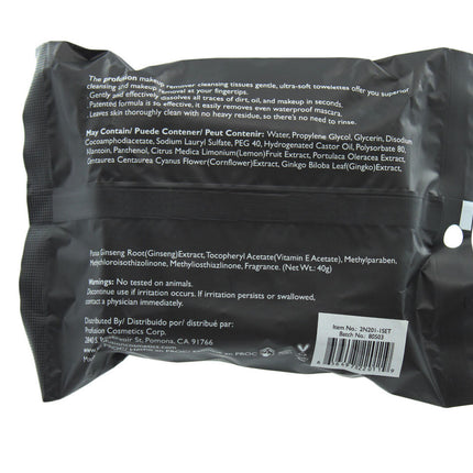 Makeup Remover Profusion Makeup Cleansing Wipes 30 sheets 2 Pack