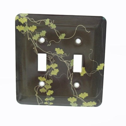 Light Switch Cover 3d Rose Twisted Vines Double Toggle Switch Cover