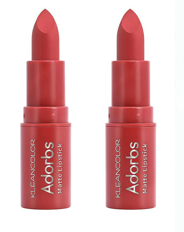 Lipstick Kleancolor Absorbs Matte Lipstick LS902-02 Poppy 2 Pack