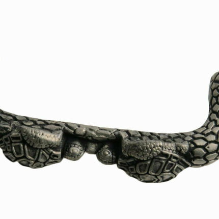 Vicenza Designs K1059 Pollino Turtle Pull 3-Inch Polished Silver