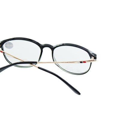 Reading Glasses kunchu Unisex TR90 Reading Glasses  (Black,3.00x)