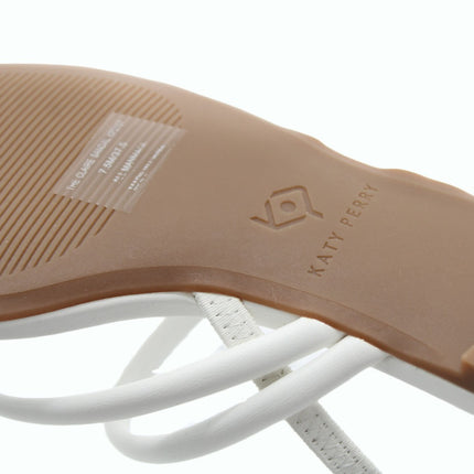 Women Sandals Katy Perry The Claire Sandal Size 7.5M White