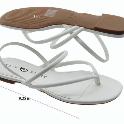 Women Sandals Katy Perry The Claire Sandal Size 7.5M White