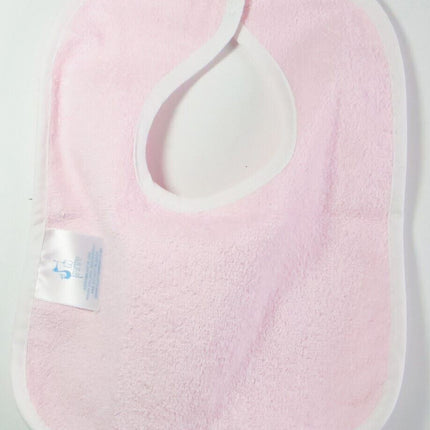 aBaby Terry Velour Infant Bib and Burp Cloth Light Pink