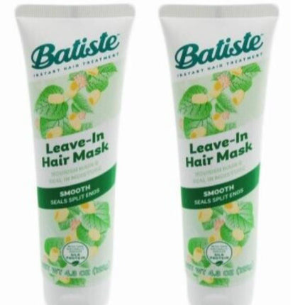 Hair Mask Batiste Smooth Leave-In Hair Mask Hair Treatment 4.3 oz 2 Tubes