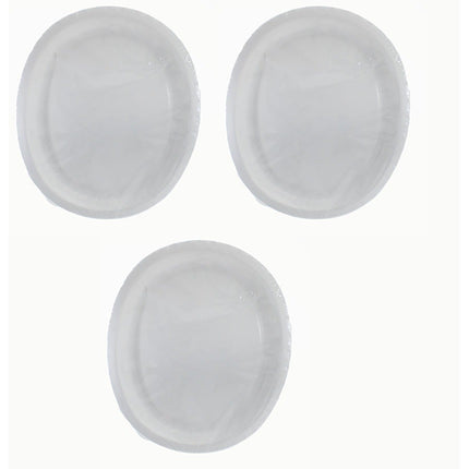 30 Pcs Spritz Oval Paper Plates 12 x 10 Inch White Disposable